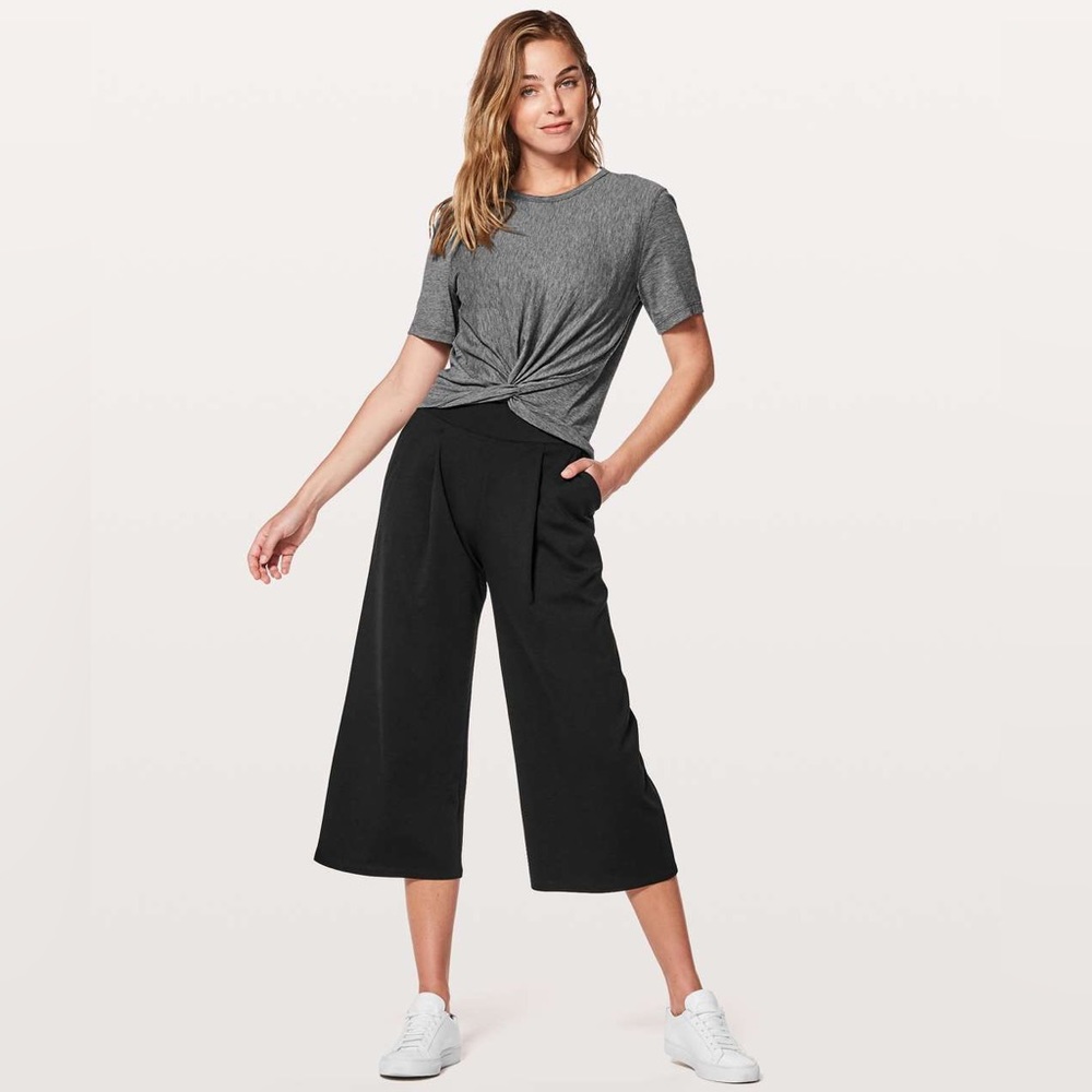 Lululemon Women's Can You Feel The Pleat Crop Pant